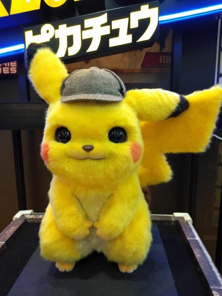 detective pikachu stuffed animal